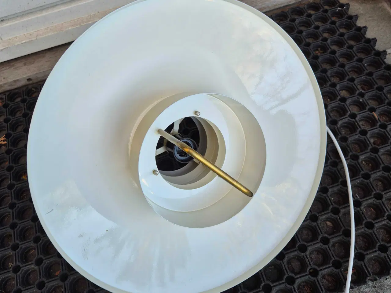 Billede 19 - Virkelig fin messinglampe med god lyseffekt 