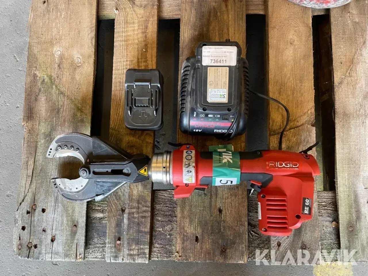 Billede 1 - Presse- og klippemaskine Ridgid RE60