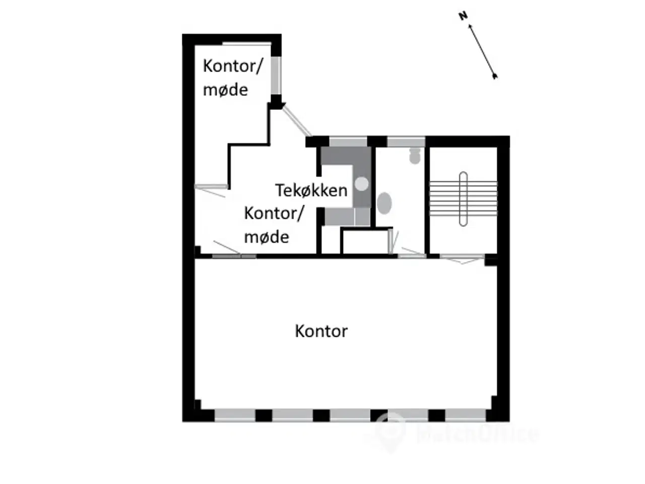 Billede 15 - Indbydende og charmerende kontorlejemål i Kronprinsensgade