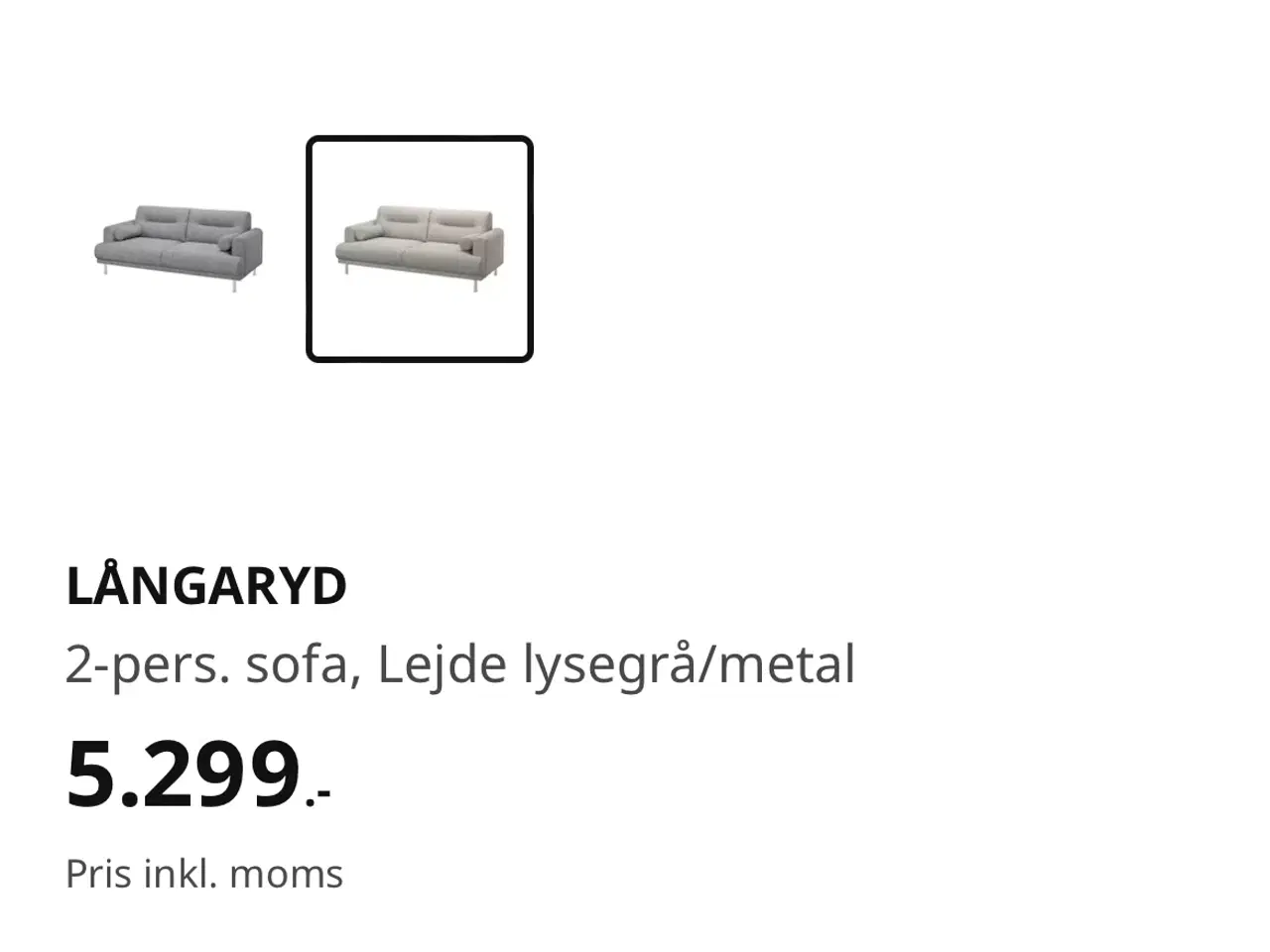 Billede 6 - Sofa 2 personers - ny