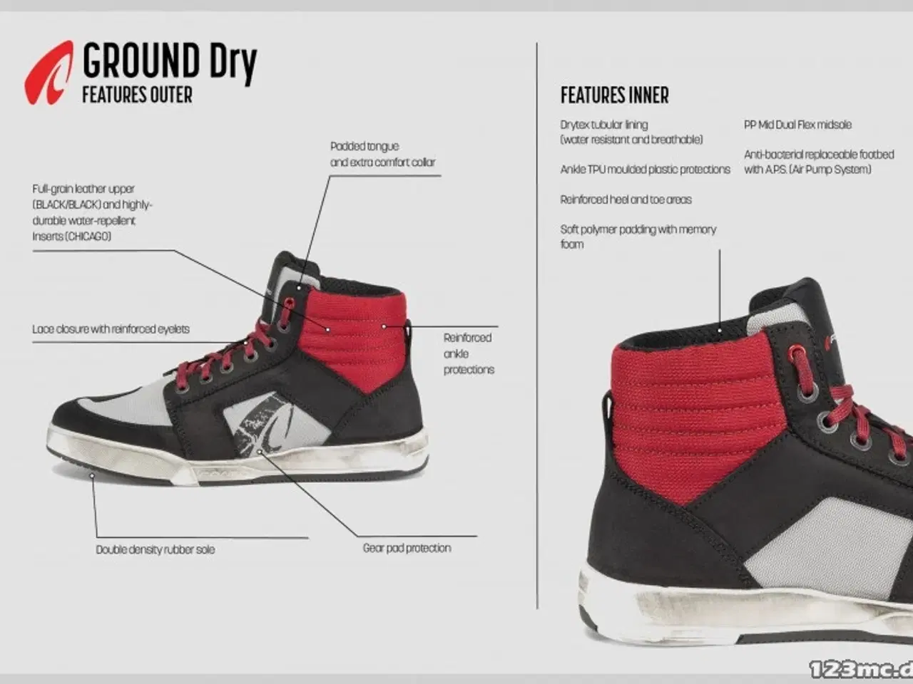 Billede 2 - Forma Ground Dry sort/grå
