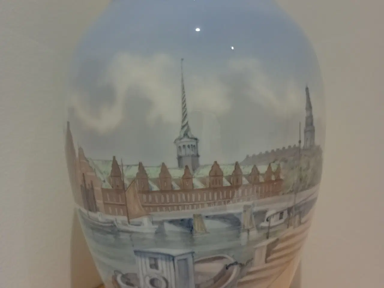 Billede 1 - Stor Royal Copenhagen vase 