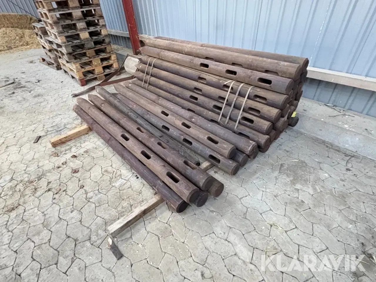 Billede 1 - Stolper 42 styk - Ø12 cm - 220 cm