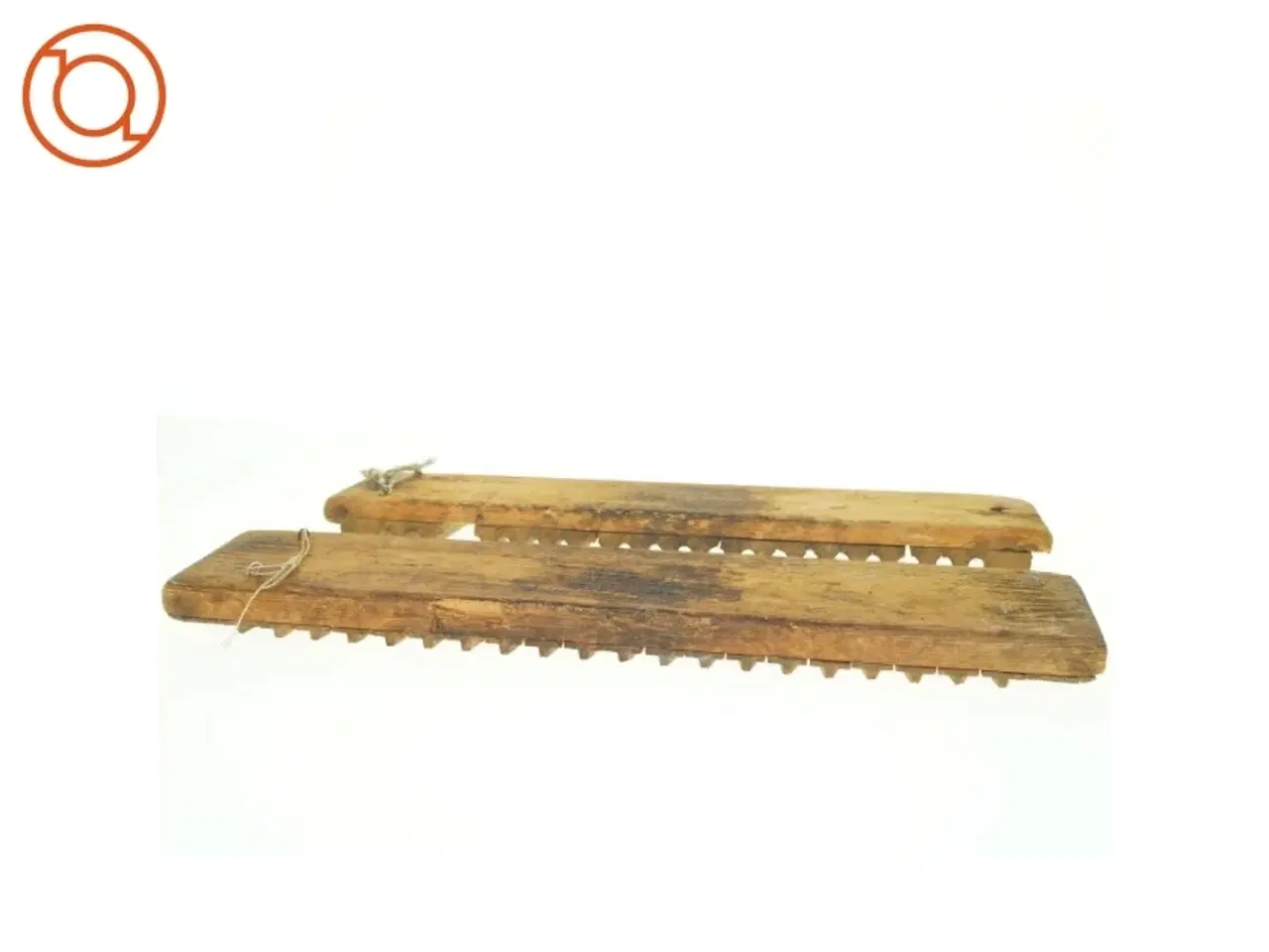 Billede 6 - Antikke træskolæster (str. 55 x 11 cm)