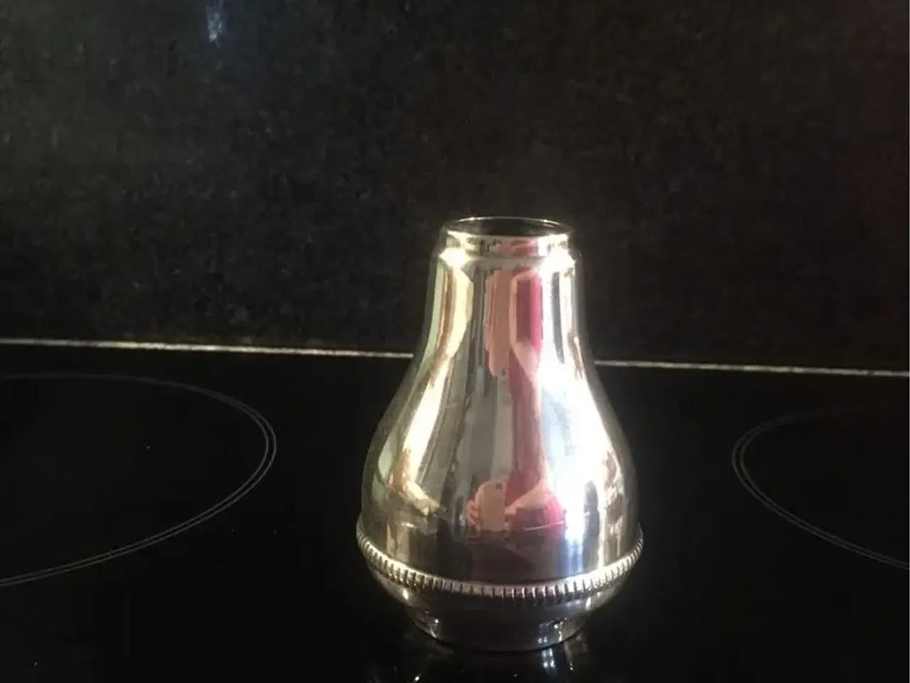 Billede 1 - pletsølv vase