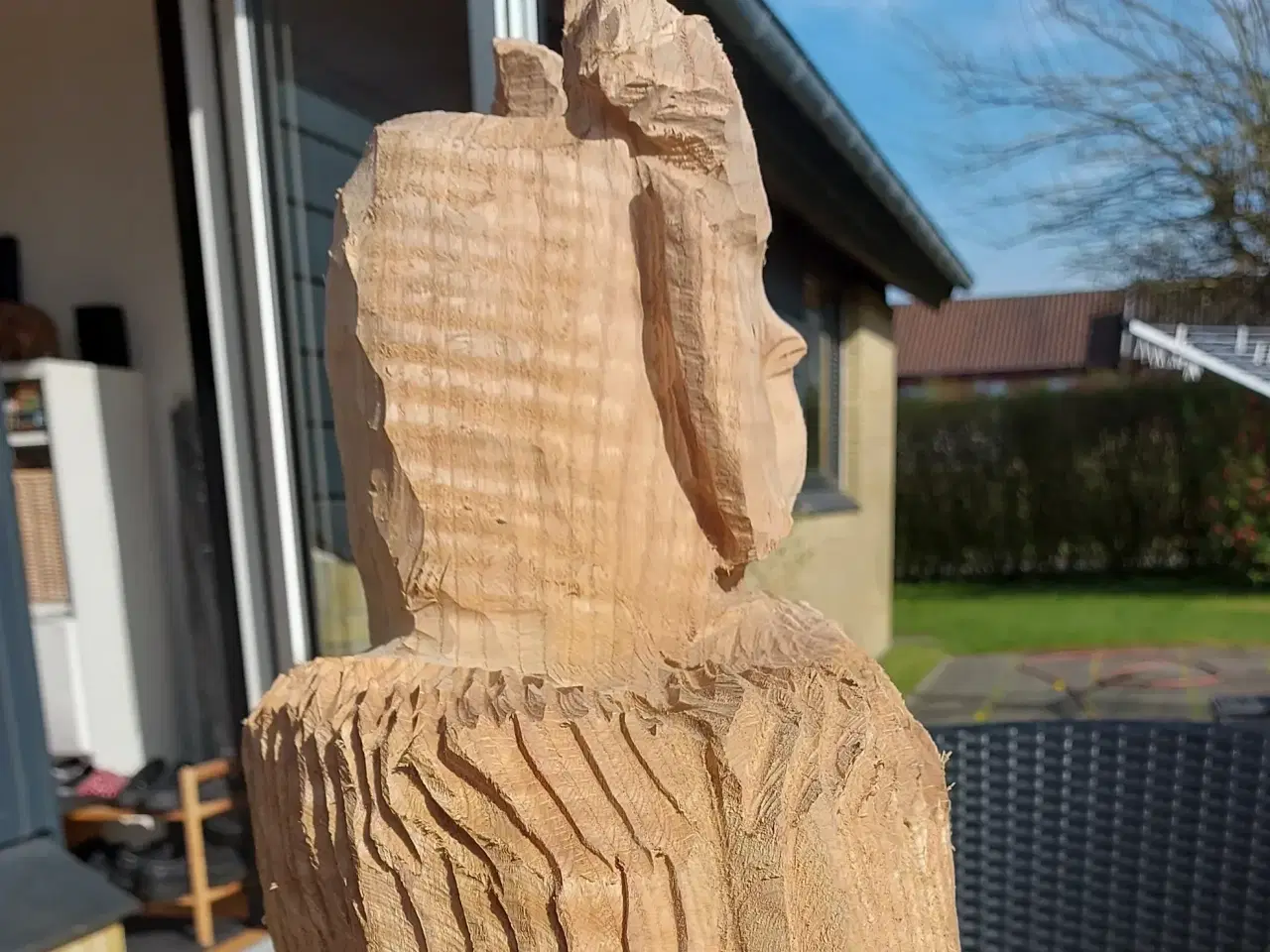 Billede 4 - Træskulptur - Ugle