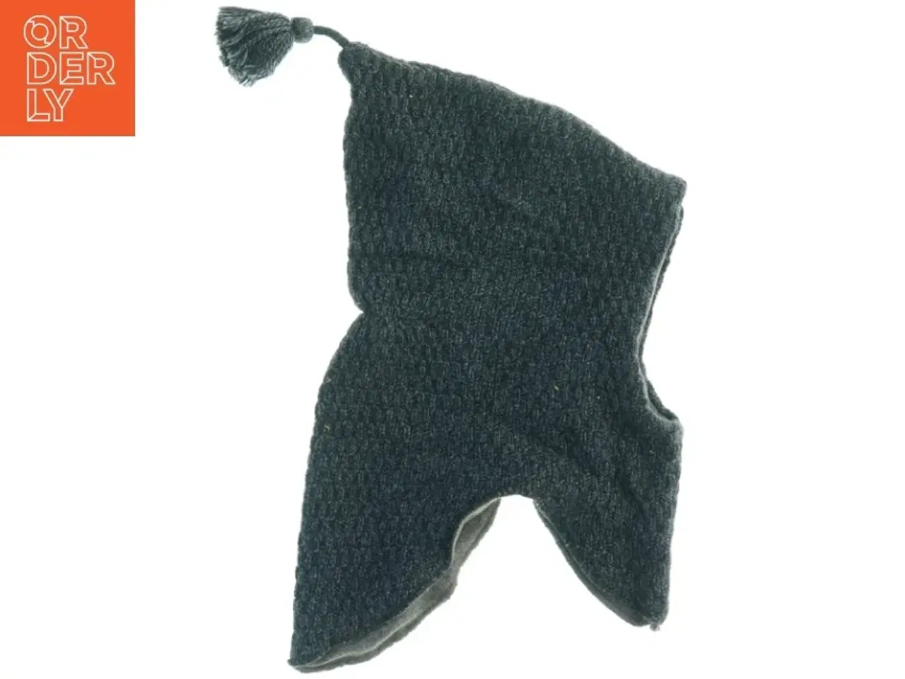 Billede 1 - Mørkeblå elefanthue med kvast (str. 40 x 24 cm)