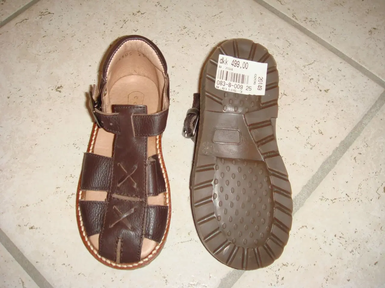 Billede 2 - Cocomma skind sandal str 25. Ubrugte