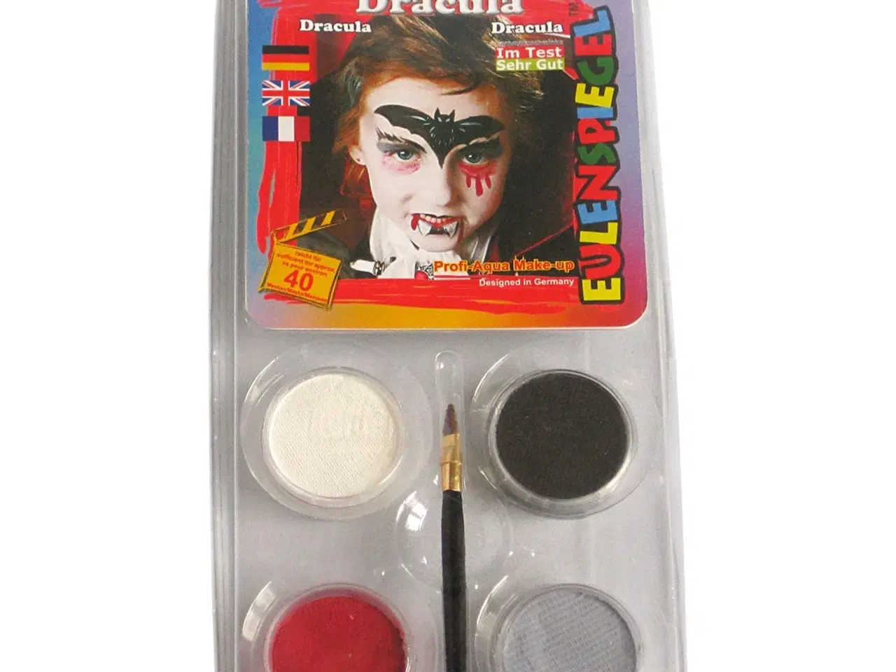 Billede 1 - Eulenspiegel Ansigtsmaling - sminkesæt, dracula, ass. farver, 1 sæt