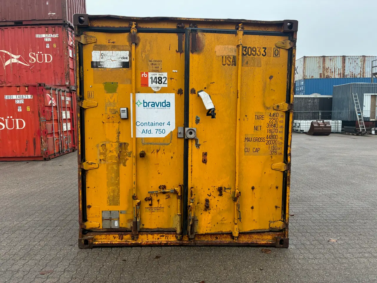 Billede 1 - 20 fods Container- ID: USA 309336-0