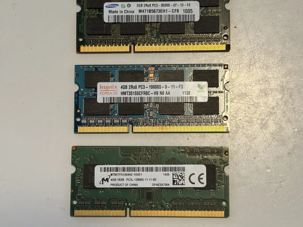 Billede 1 - Div. RAM DDR3/DDR4 2GB, 4GB & 8GB moduler