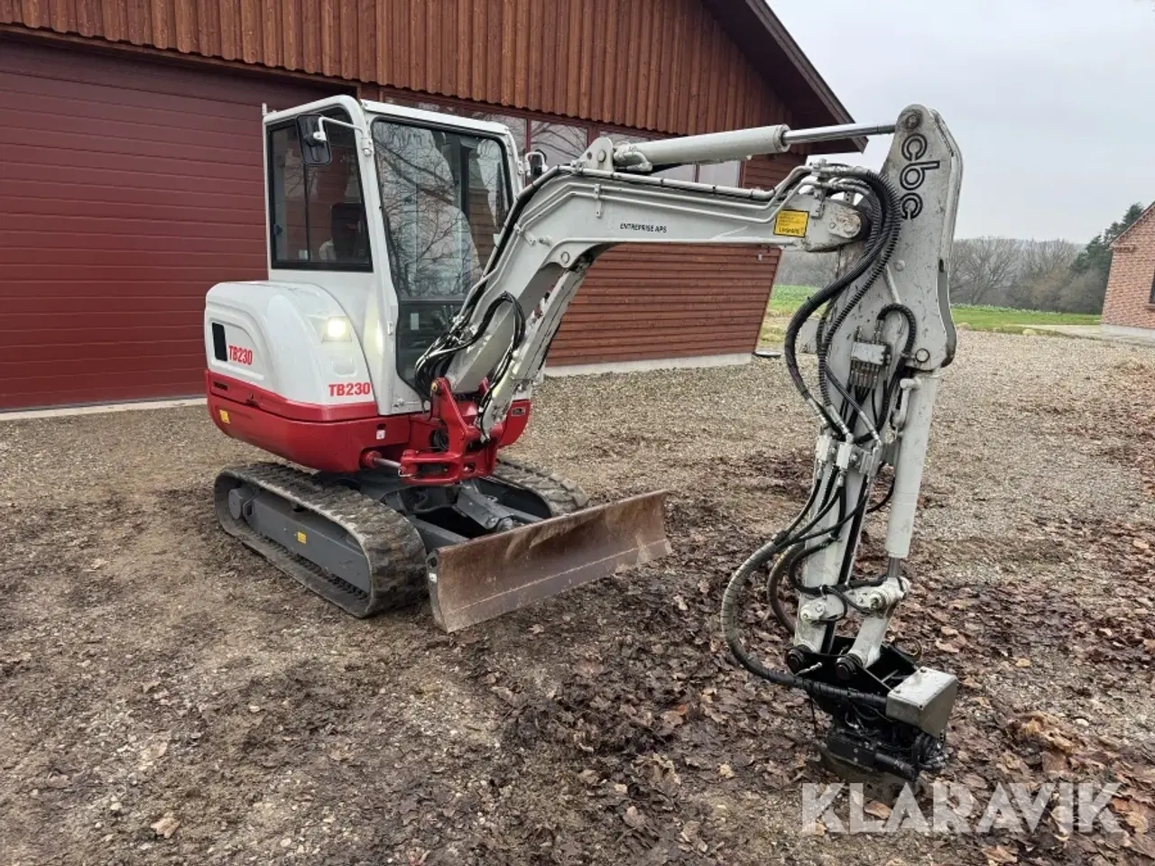 Billede 3 - Gravemaskine Takeuchi TB230 med rotortilt