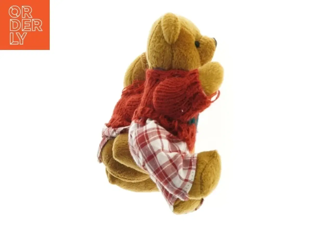 Billede 2 - Tøjdyr, bjørne med tøj (str. 19 cm x. 12 cm)