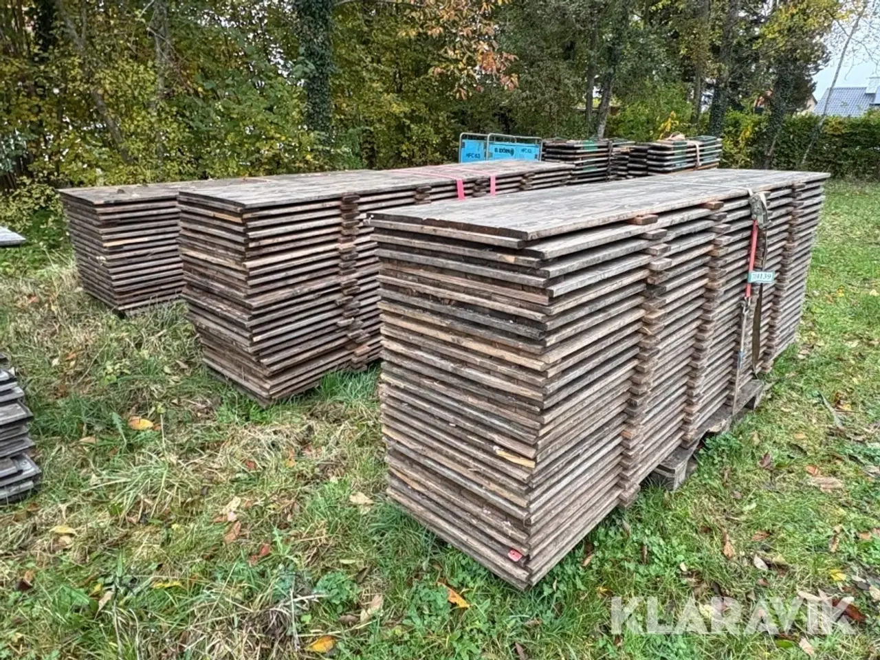 Billede 3 - Gulv til telt 3 paller 60 styk