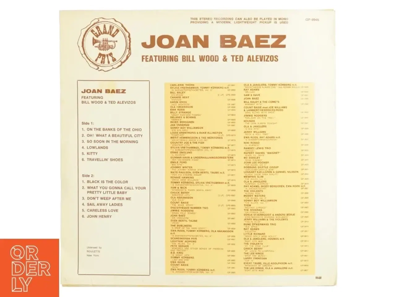 Billede 2 - Joan Baez LP