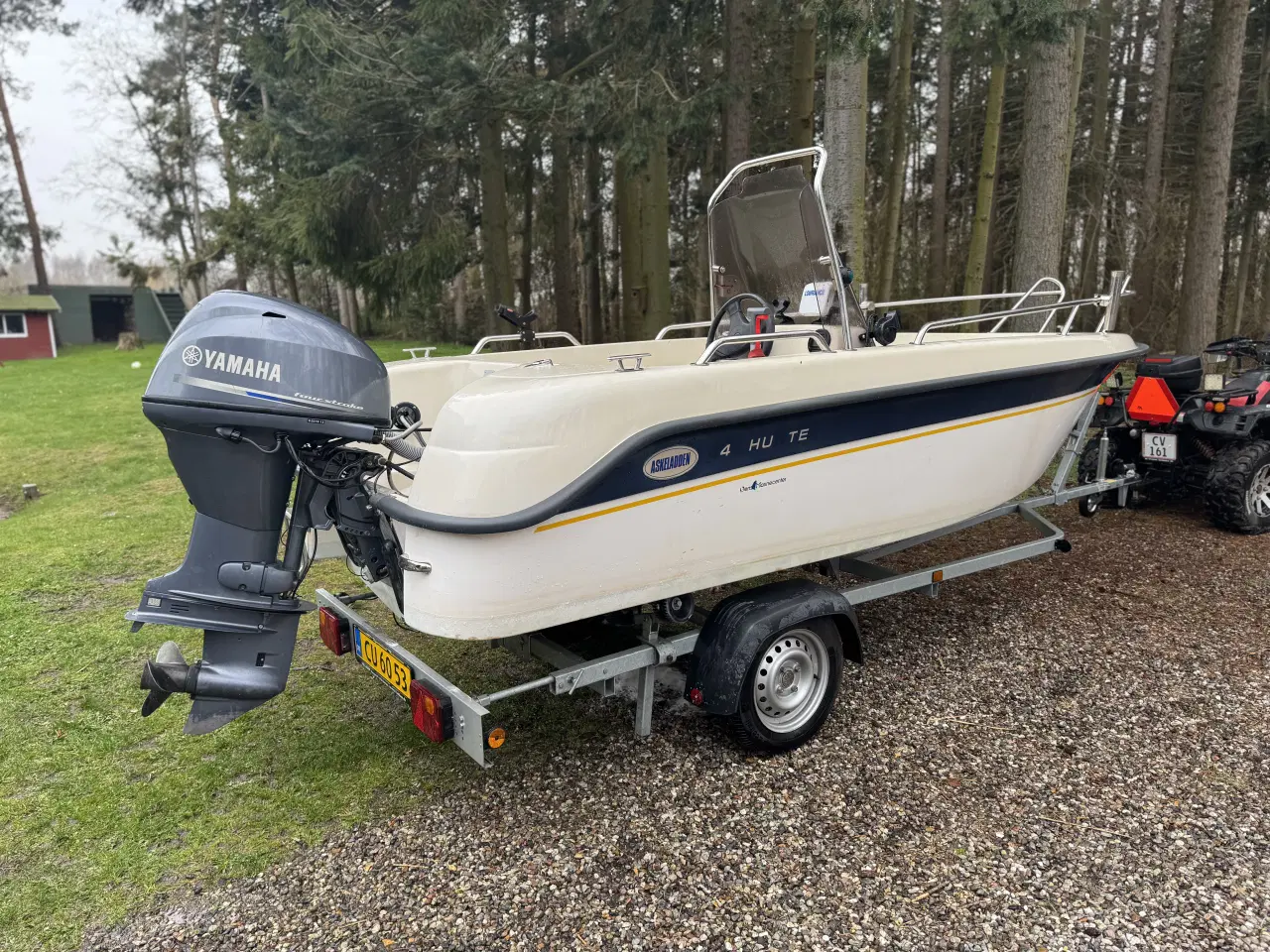 Billede 1 - Askeladden 445 m. 40hk 4-takt Yamaha EFI og traile