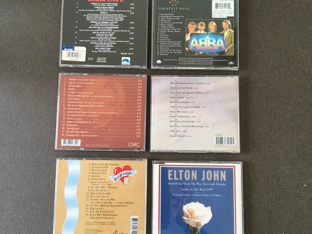 Billede 2 -  CD’er Bamse, ABBA, Lars Lilholt, Lene Siel, Elton