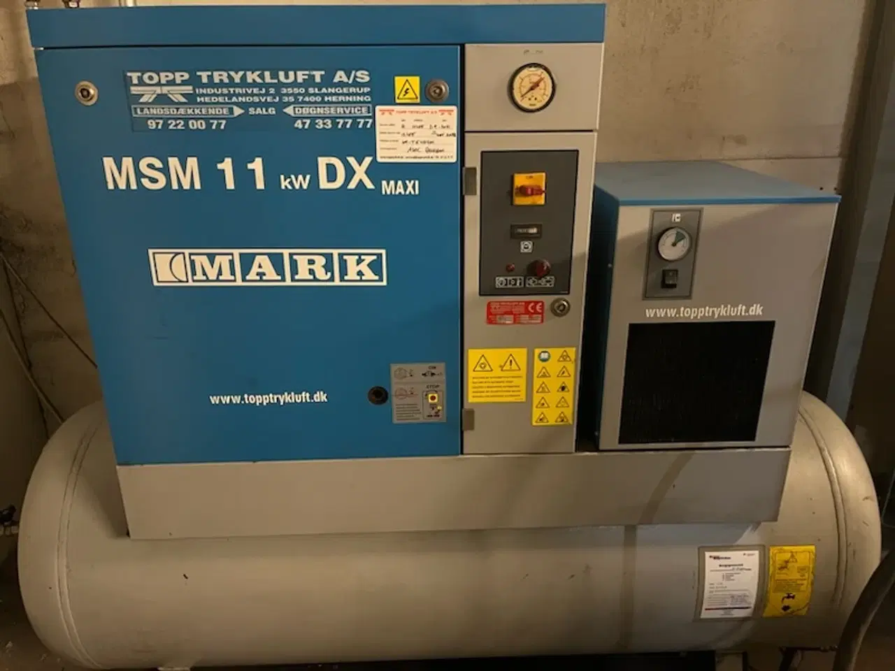 Billede 1 - Skruekompressor Mark MSMD 11-10-500