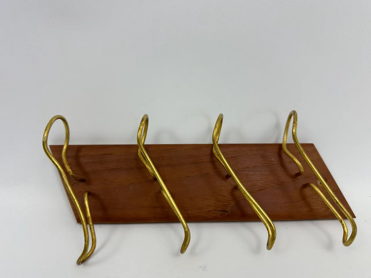 Billede 5 - Retro pibeholder i teak / messing