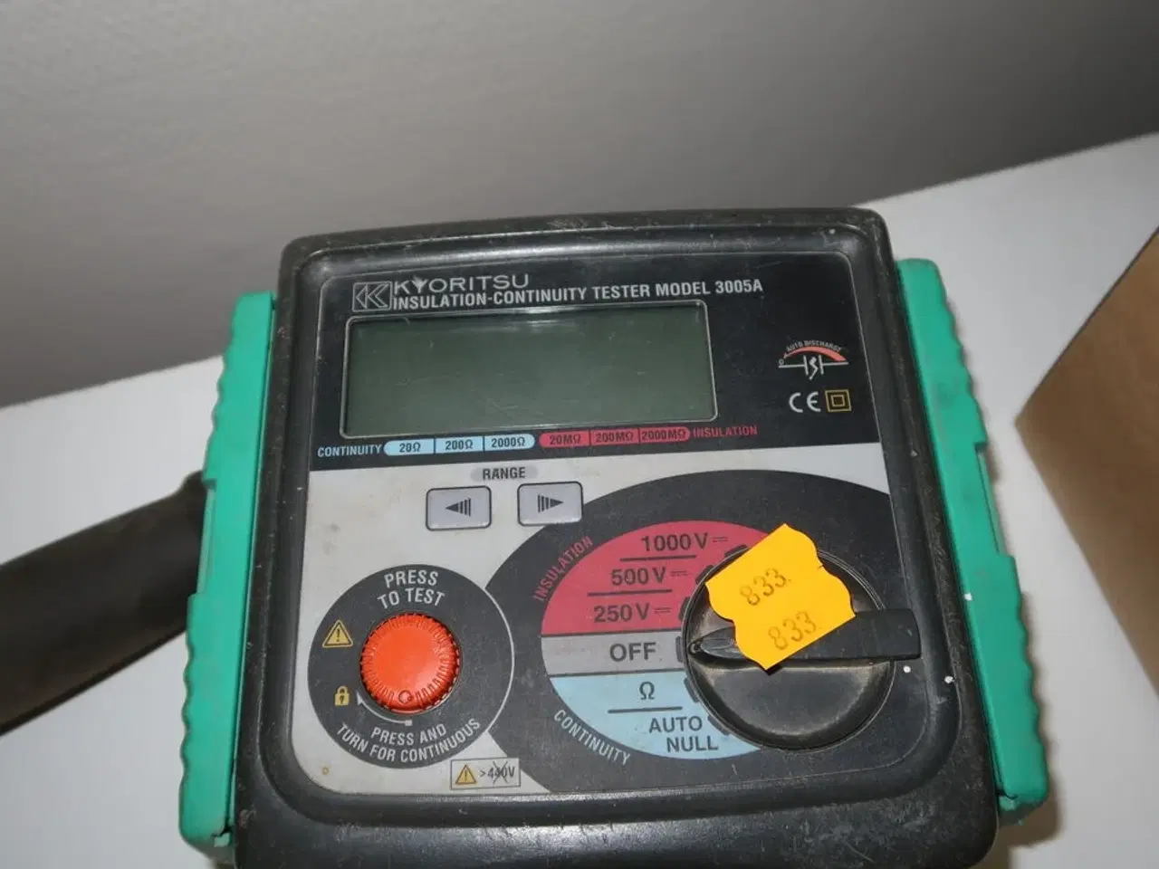 Billede 1 - Isolationstester KYORITSU 3005A