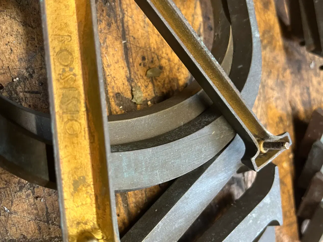 Billede 2 - BOSISIO Messing bogstaver med patina
