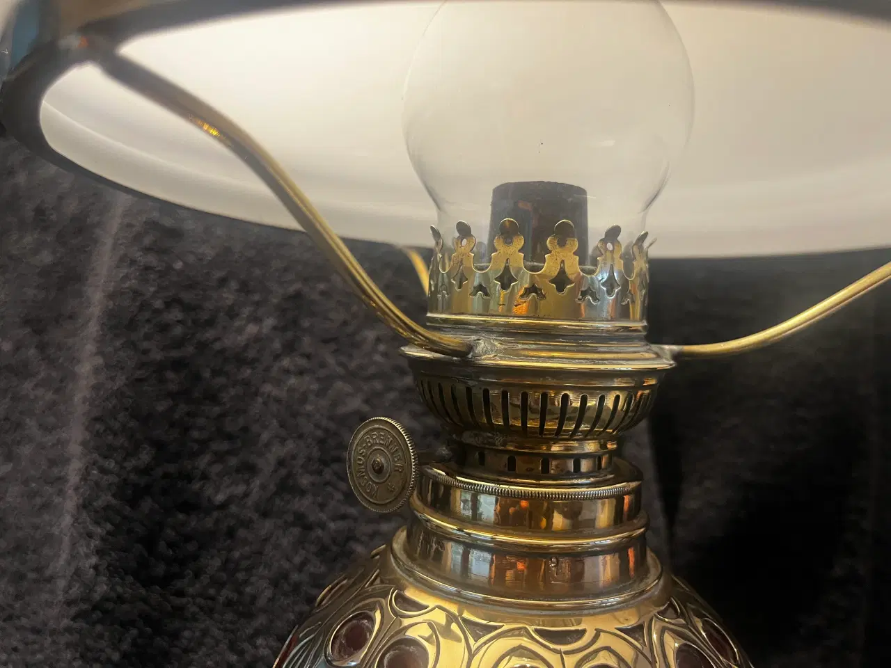 Billede 3 - Antik olie Lampe 