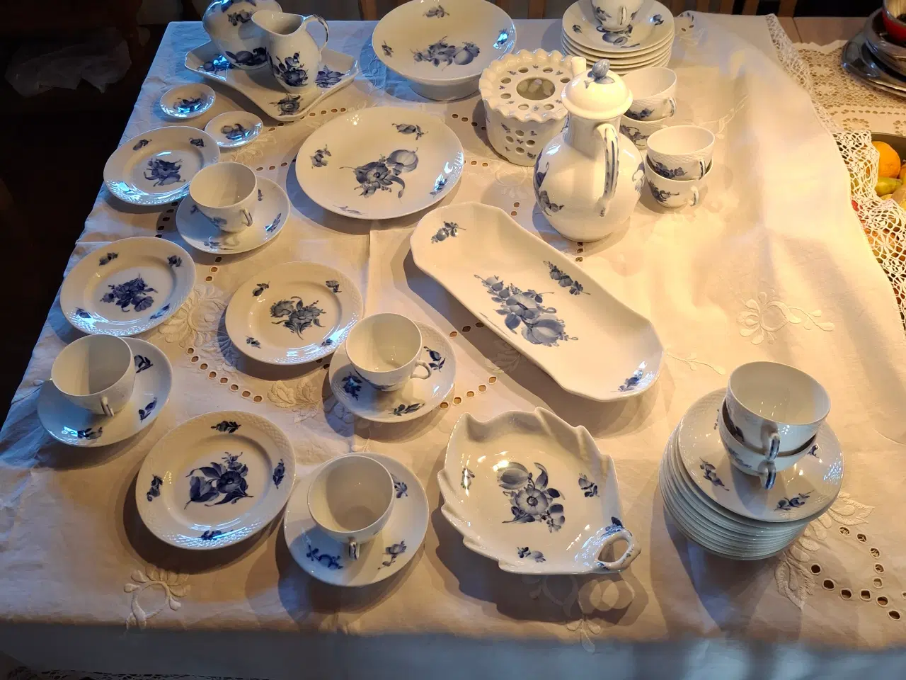 Billede 1 - Blå Blomst Royal Copenhagen Kaffestel