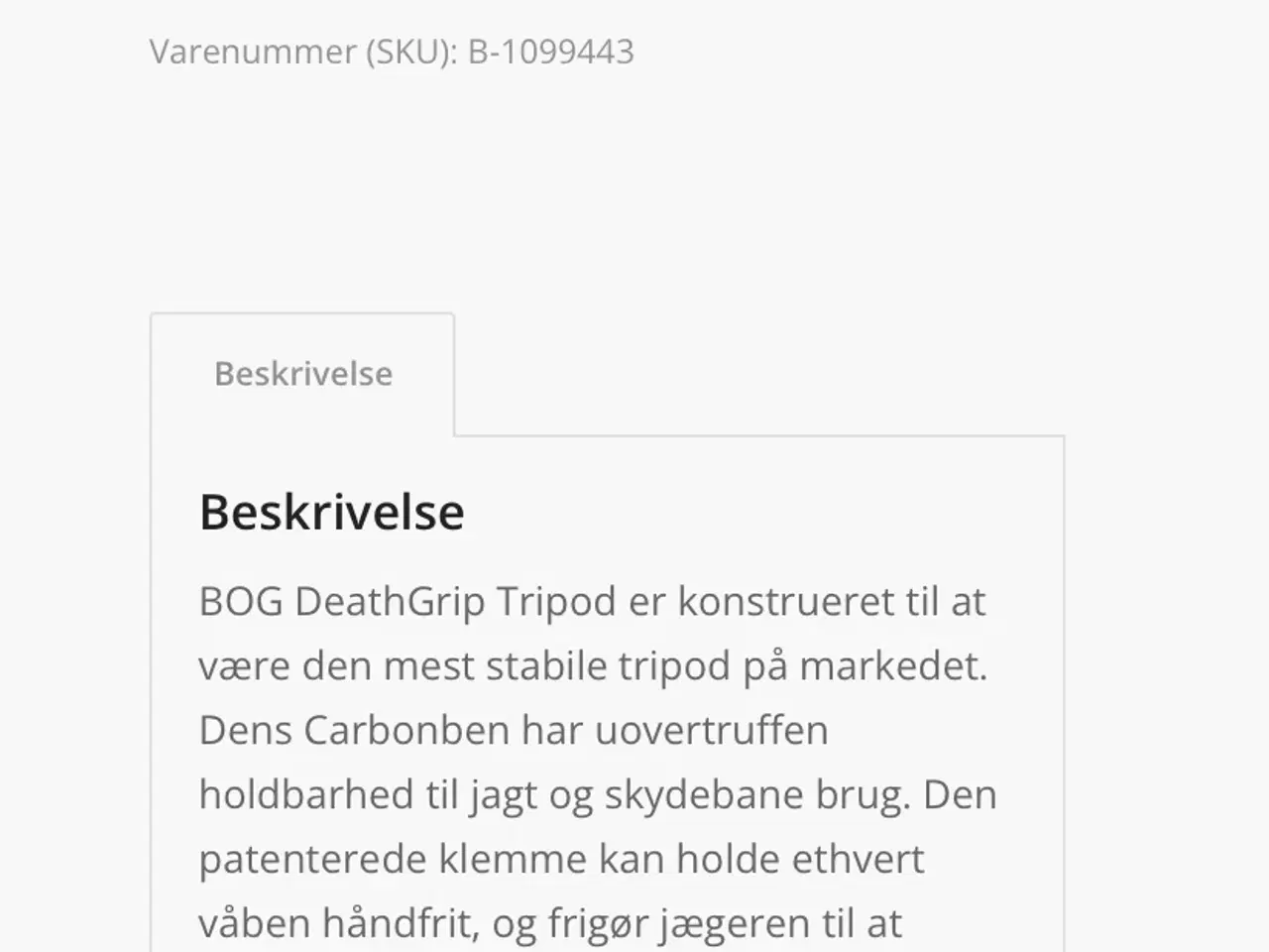 Billede 5 - Skydestok fra deathgrib i carbon