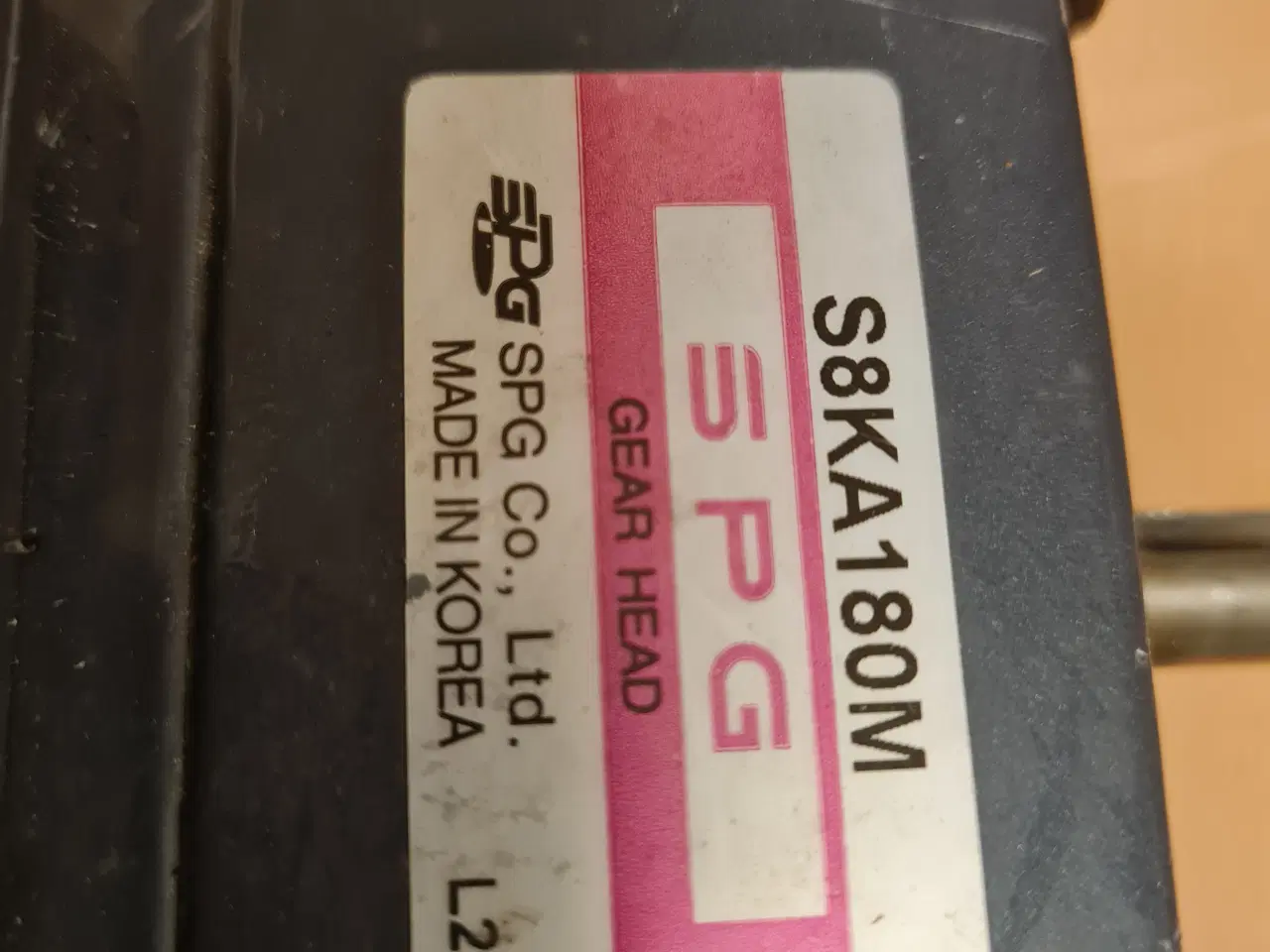 Billede 4 - Gear motor SPG S8I15GX-TCE(K77) induktionsmotor