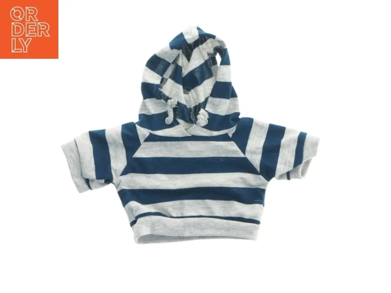 Billede 1 - Build-A-Bear hættetrøje, stribet