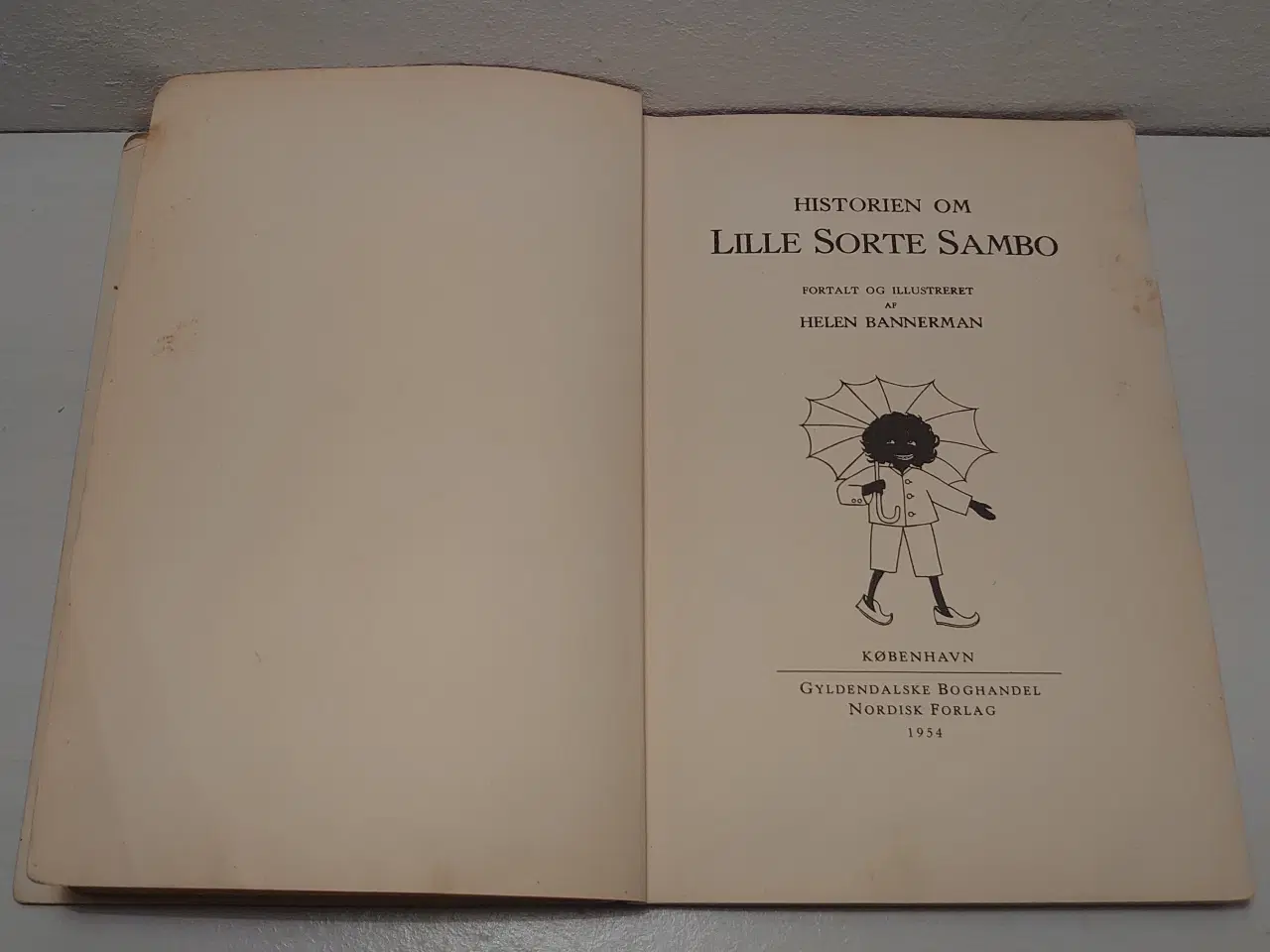 Billede 3 - Helen Bannerman: Lille sorte Sambo. 6 oplag 1954.