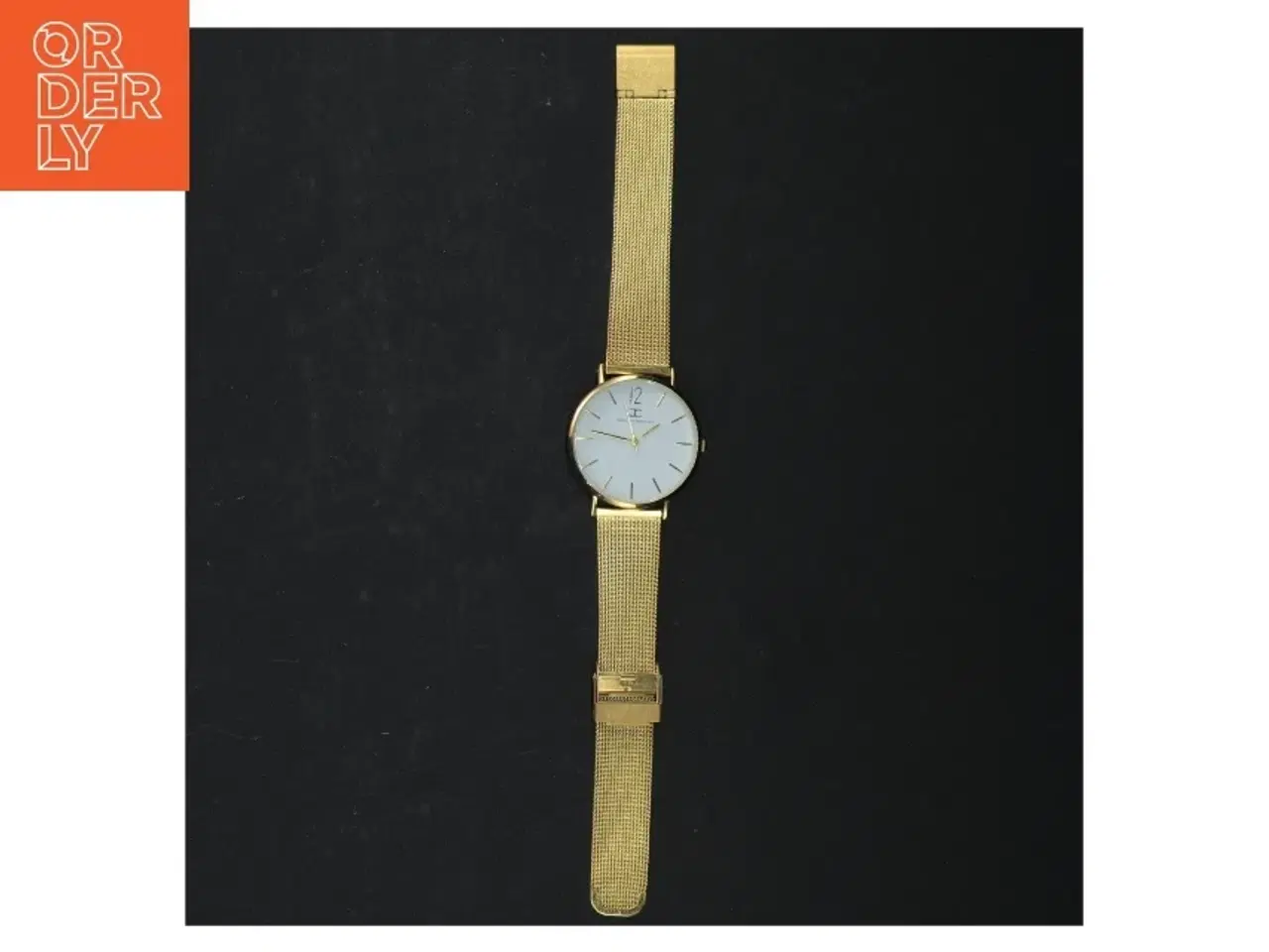 Billede 6 - Guldfarvet mesh-urrem armbåndsur fra Jewellery Of Copenhagen (str. 24 cm. 3,5 cm i diameter)