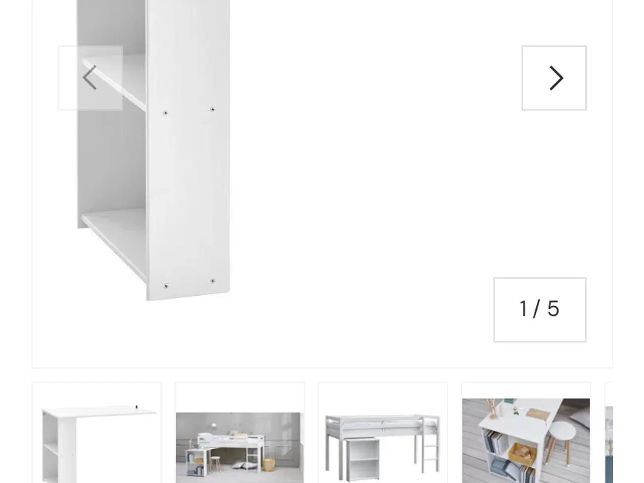 Billede 6 - Fin Flexa halvhøj seng med stige + skrivebord