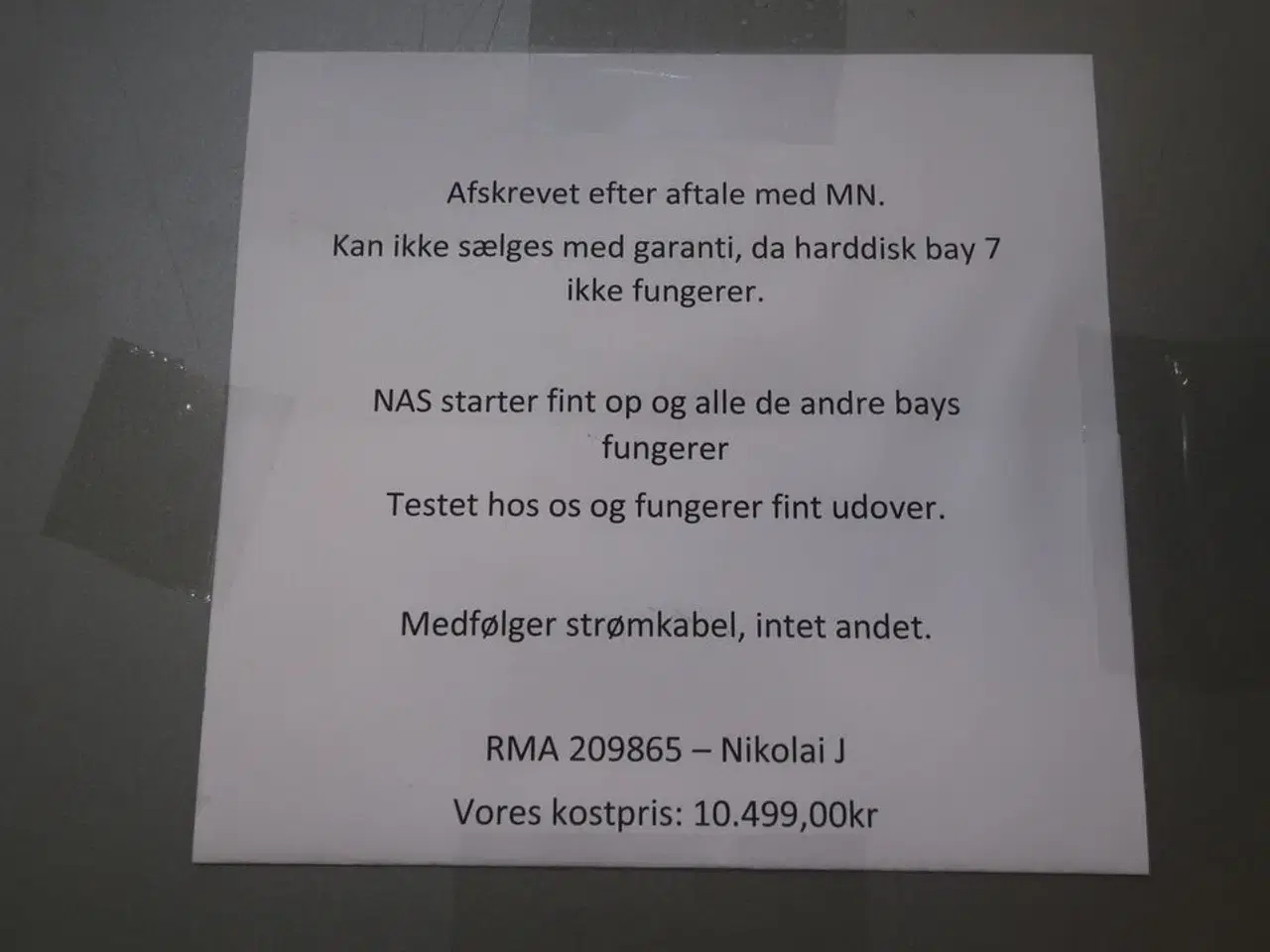 Billede 8 - Netværkslagringsserver (NAS) QNAP Model: TS-859U-RP