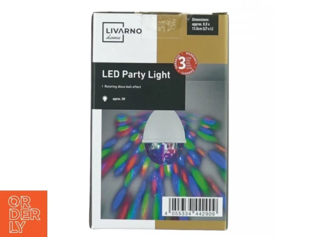 Billede 2 - Led party light fra Livarno (str. 14 x 8 cm)
