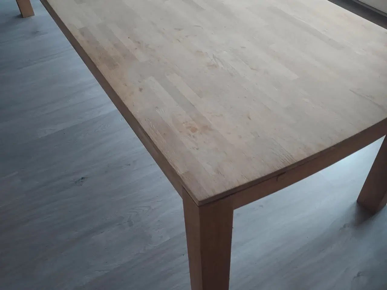 Billede 2 - Spisebord massiv eg: 3 meter langt 