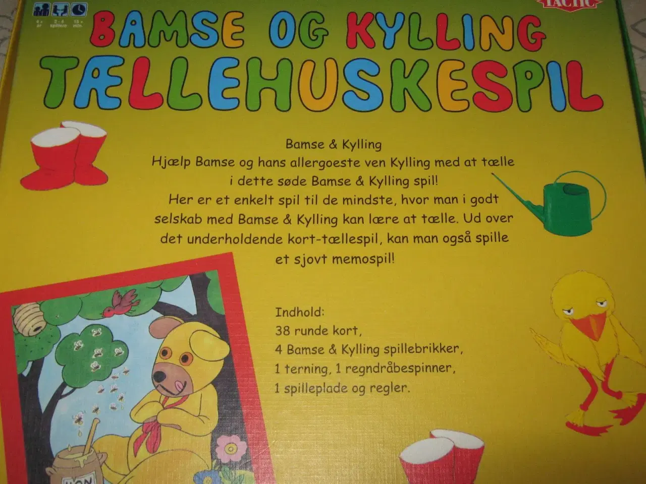 Billede 2 - Bamse & Kylling Tællehuskespil