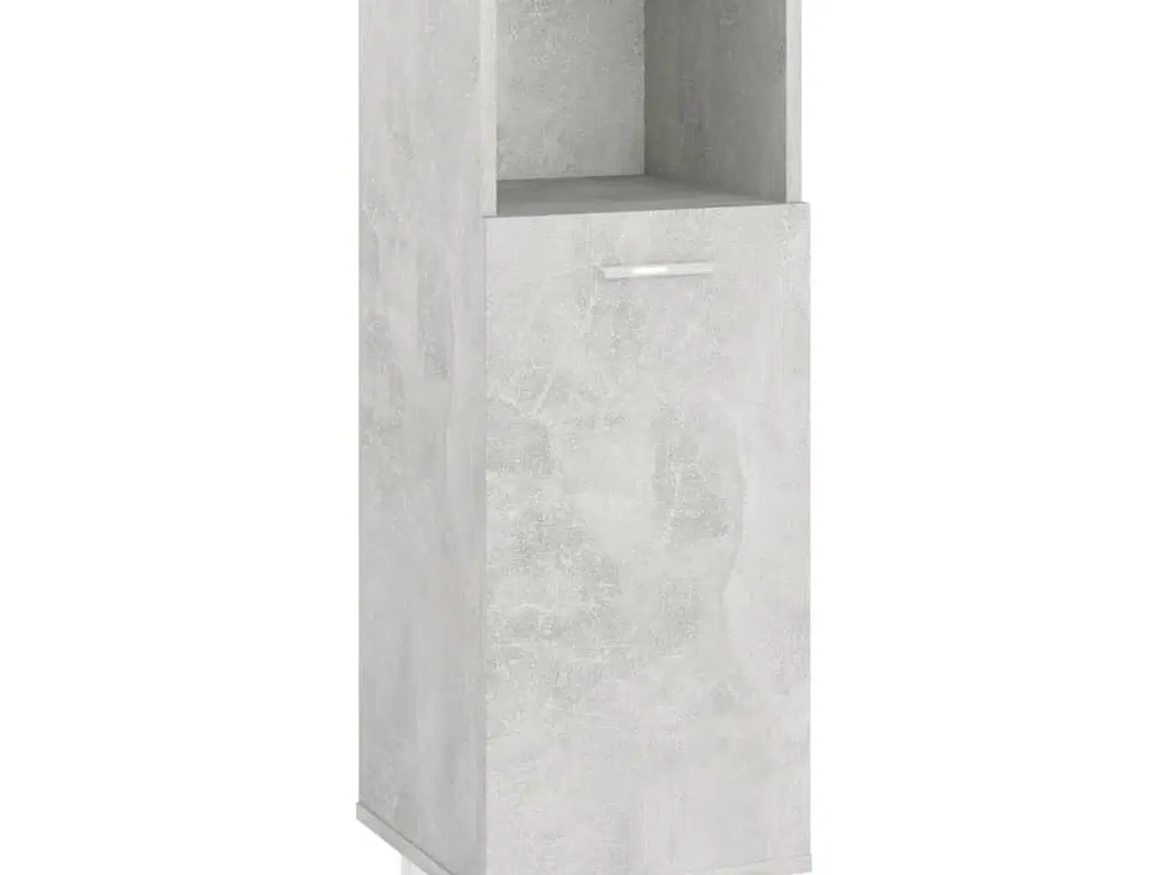 Billede 2 - Badeværelsesskab 30x30x95 cm konstrueret træ betongrå