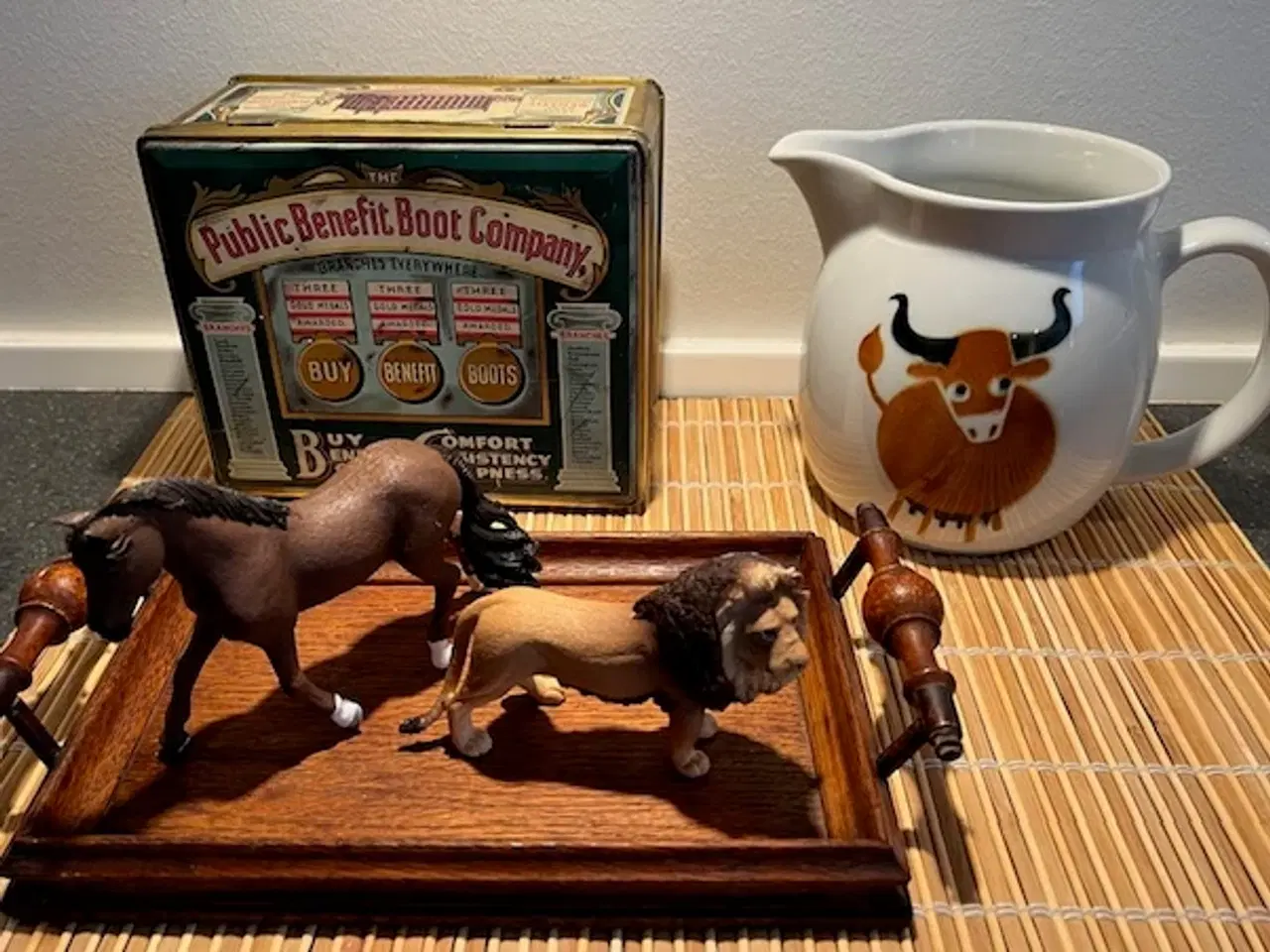 Billede 6 - Vintage - antik serveringsbakke