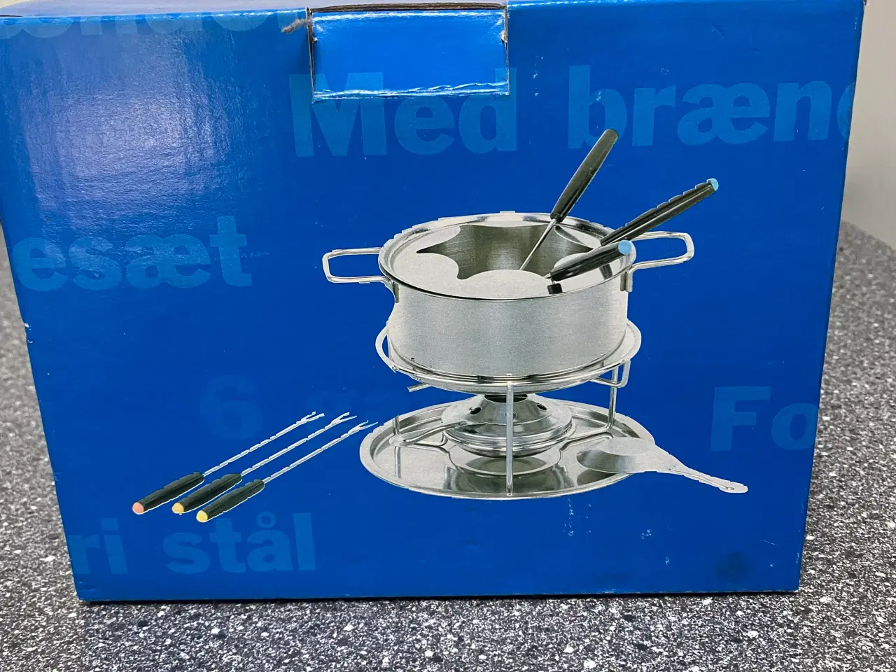 Billede 1 - Fondue sæt - rustfrit stål 