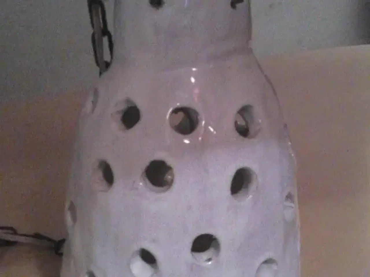 Billede 1 - Lampe hvid keramik