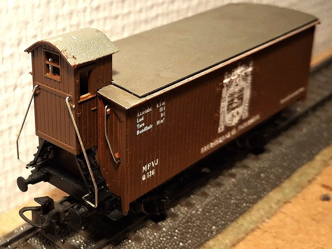 Billede 2 - Godsvogn fra Brunshåb Papfabrik.