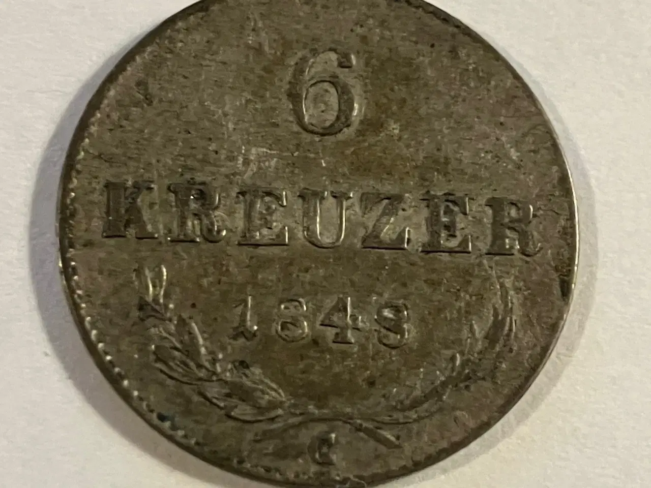 Billede 1 - 6 Kreuzer 1848 Austria