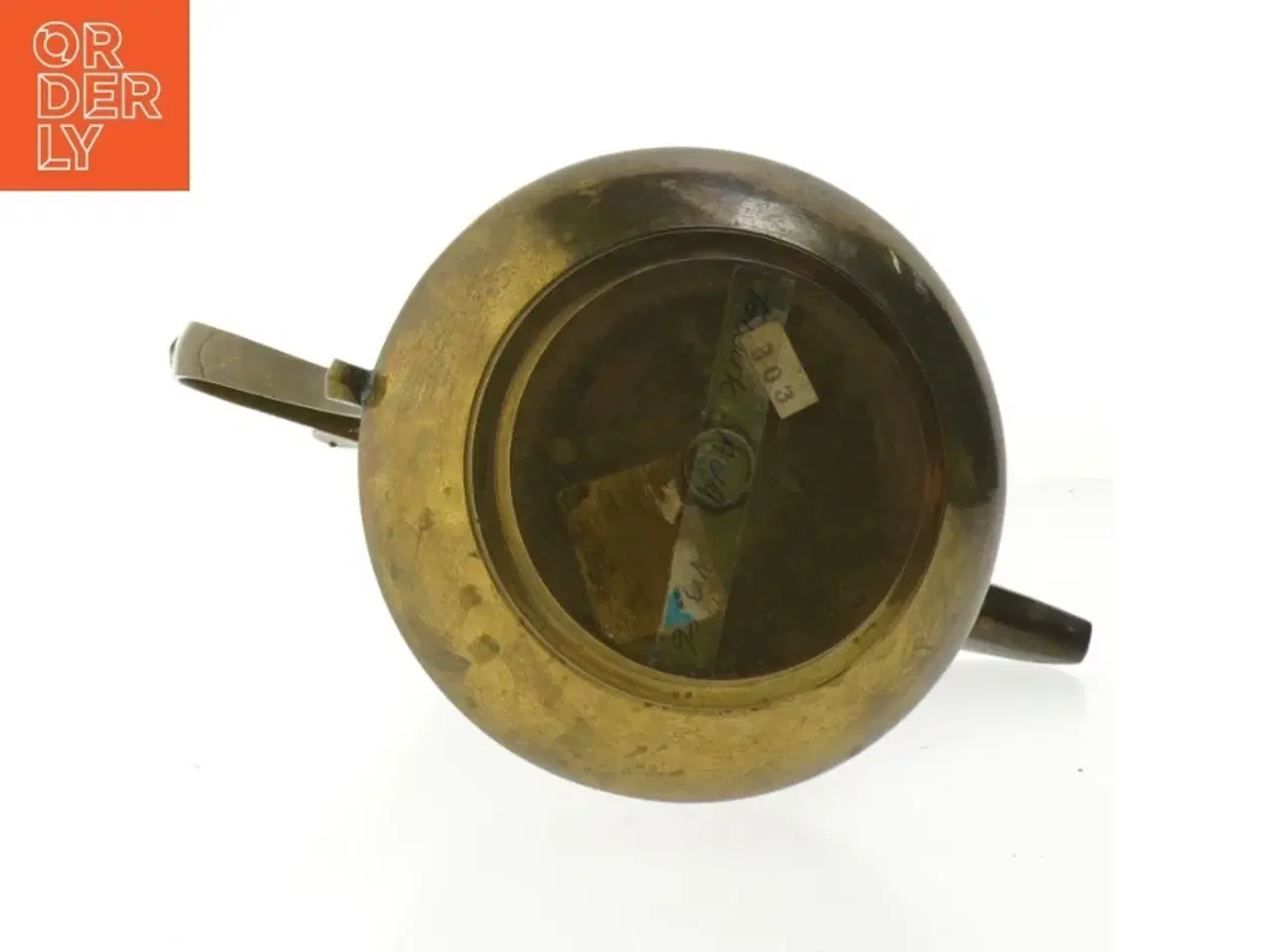 Billede 4 - Traditionel arabisk kaffekande i messing (str. 34,5 cm)