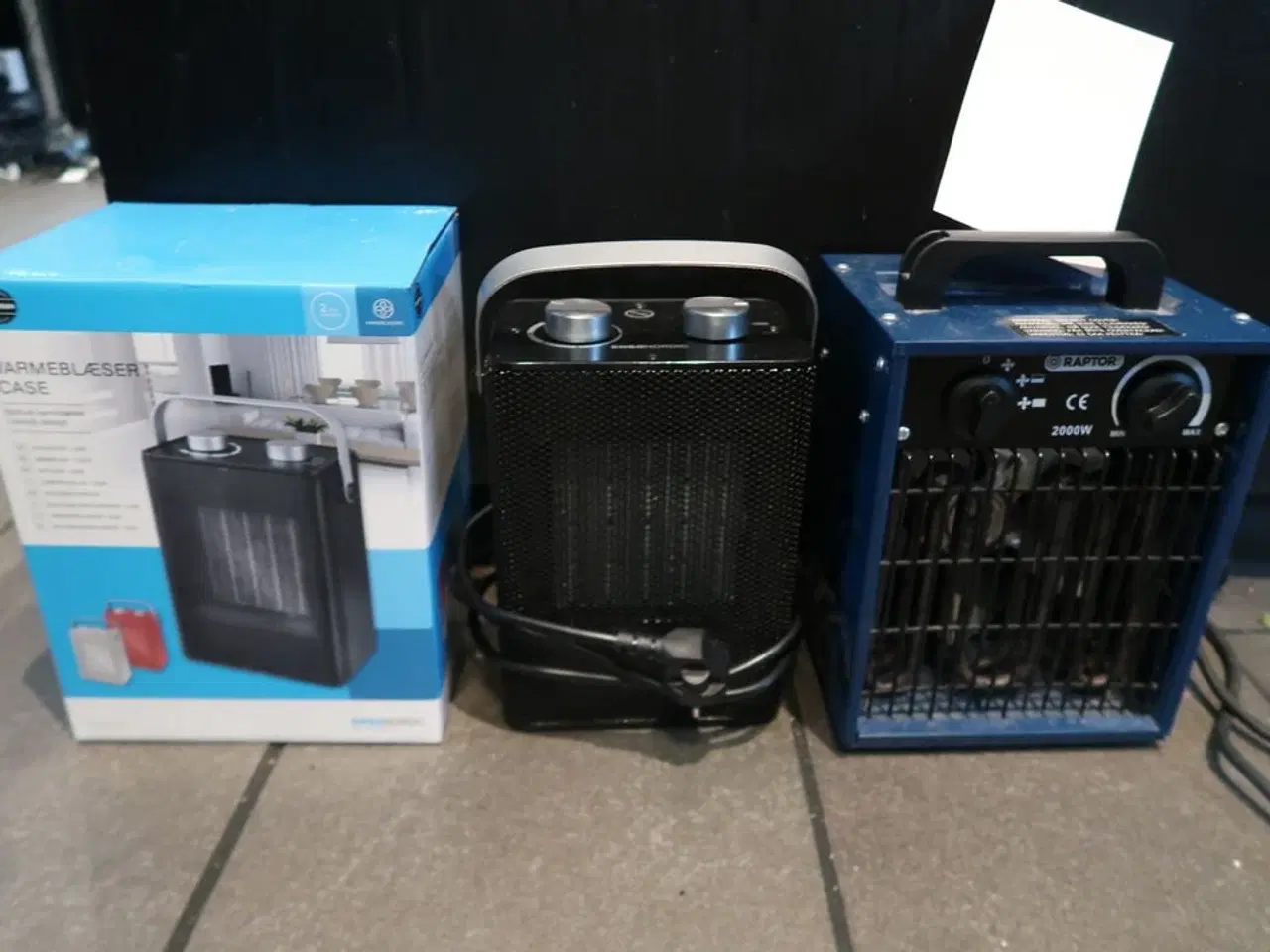 Billede 1 - 3 stk. Varmeblæsere