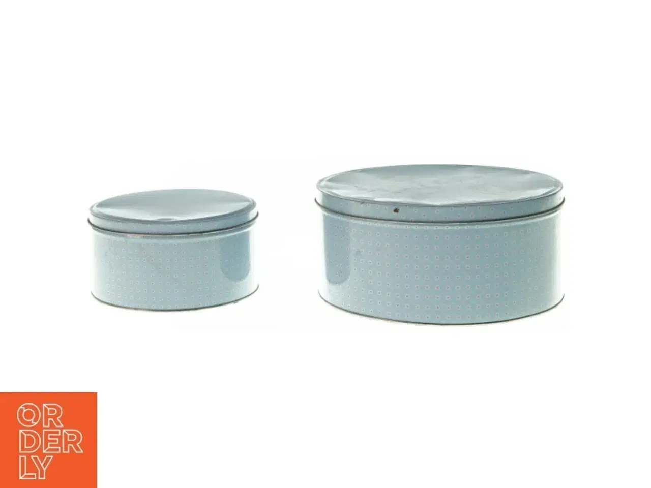 Billede 1 - Runde metalbøtter 2 styks (str. Ø: 20 og 14 cm)