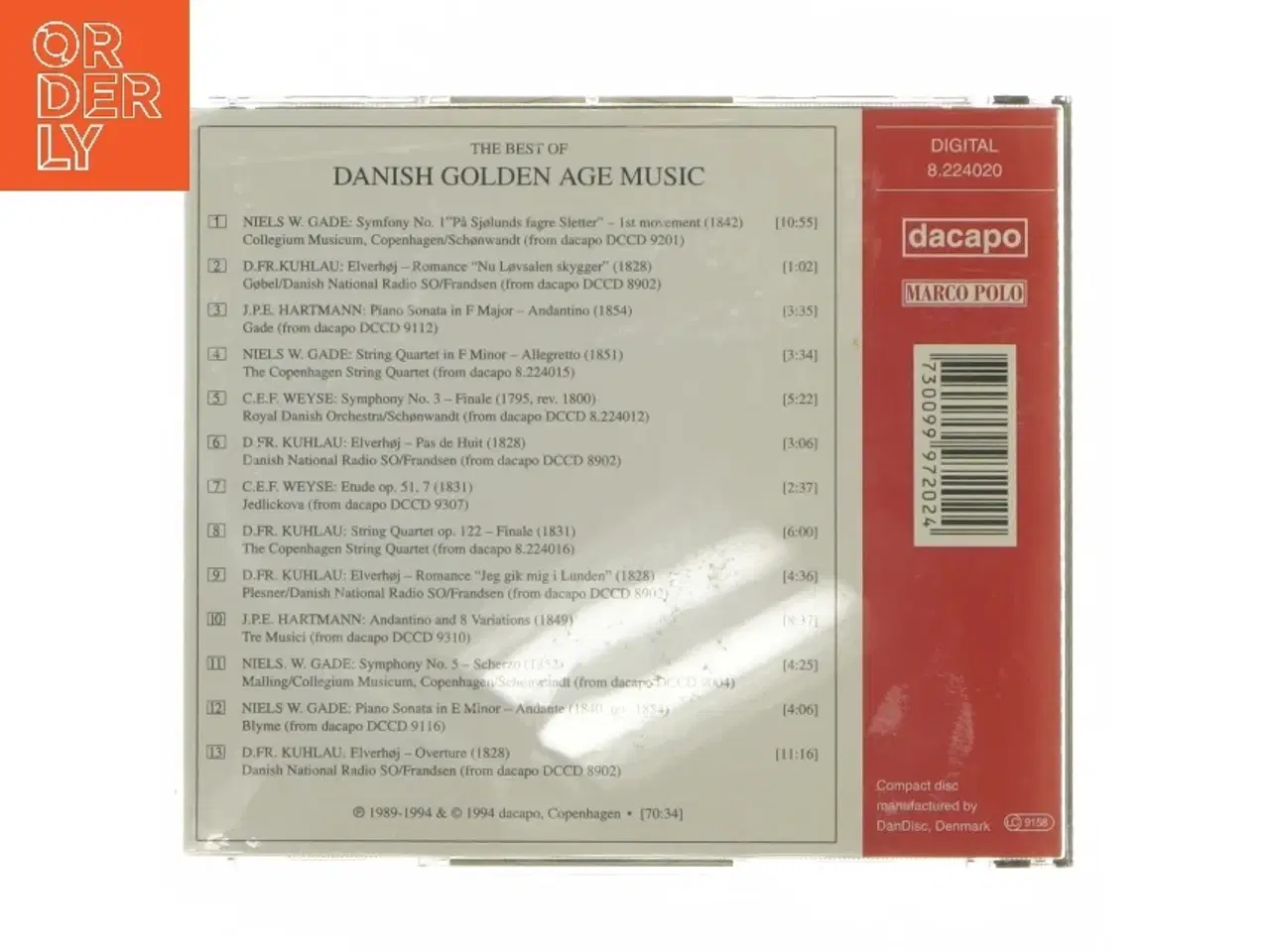 Billede 4 - CD med dansk guldaldermusik