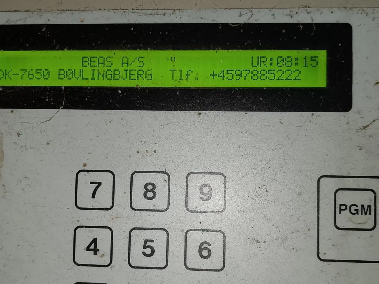 Billede 1 - Beas styreskab til Øgendahl anlæg