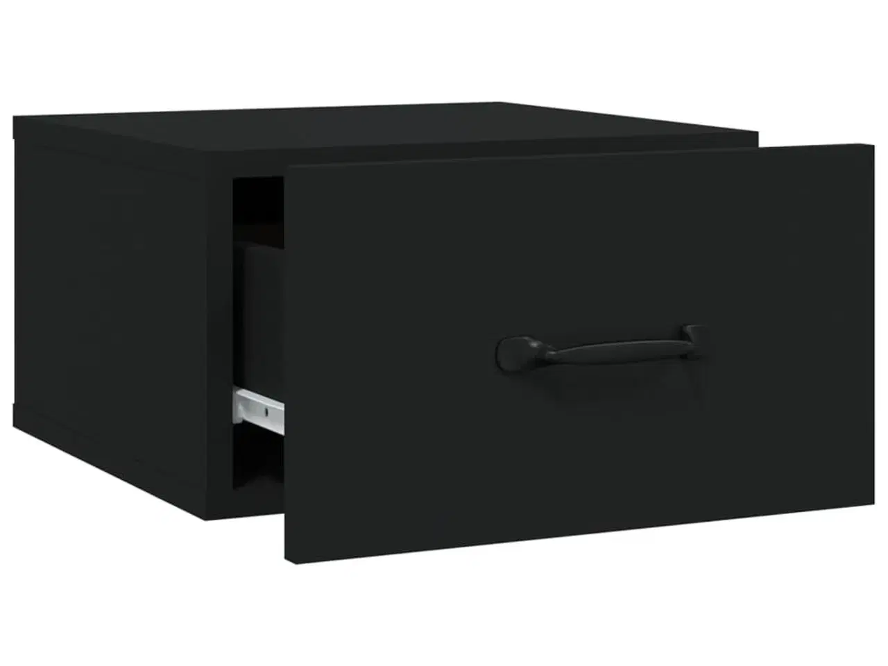 Billede 6 - Væghængte sengeborde 2 stk. 35x35x20 cm sort