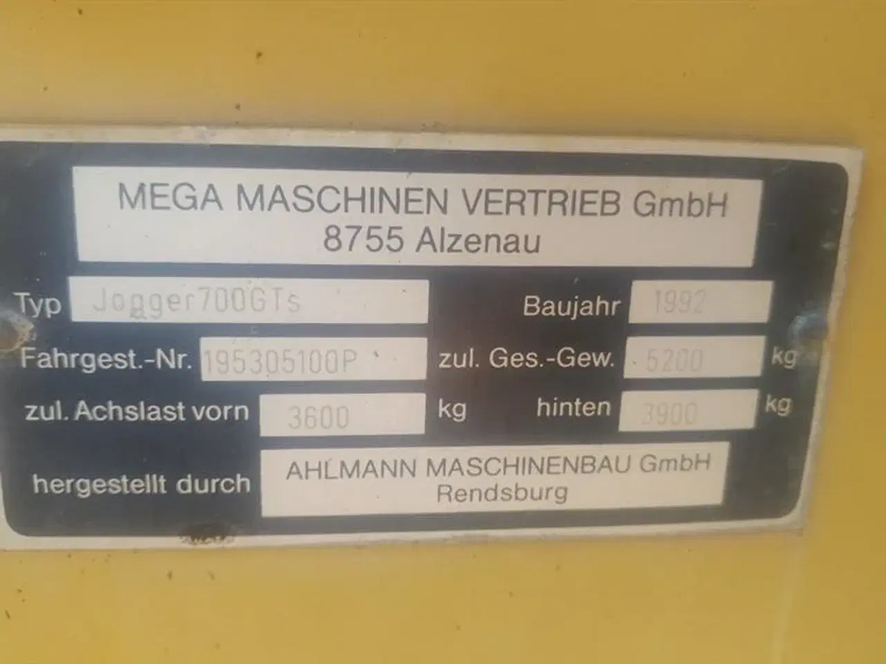 Billede 3 - - - - Jogger 700 GTS med 3-cyl. Ford Motor